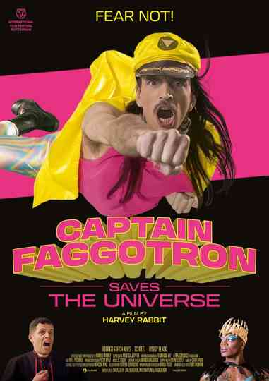 Captain Faggotron Saves the Universe Poster