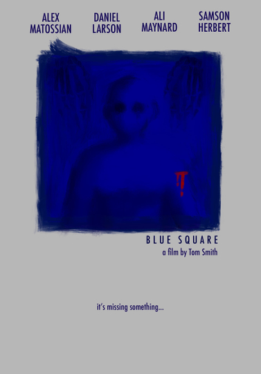 Blue Square Poster