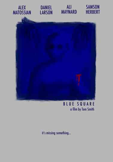 Blue Square Poster