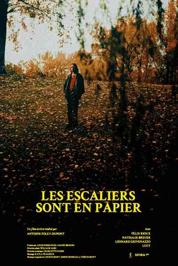 Les escaliers sont en papier Poster