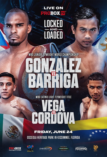 Jonathan Gonzalez vs. Mark Anthony Barriga Poster