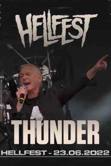 Thunder - Hellfest 2022 Poster
