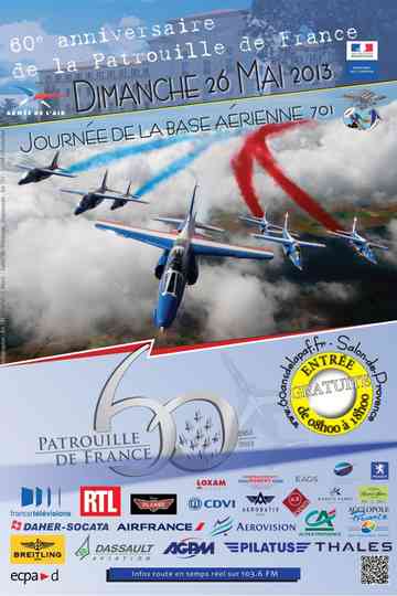 60 ans de la Patrouille de France - Le show aérien Poster