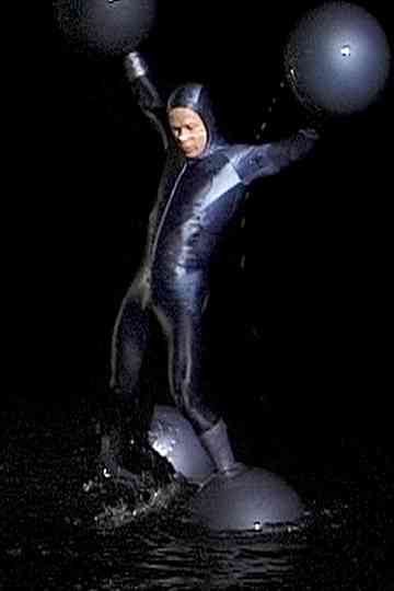 Man With Balls On Hands and Feet - Man on Water poster